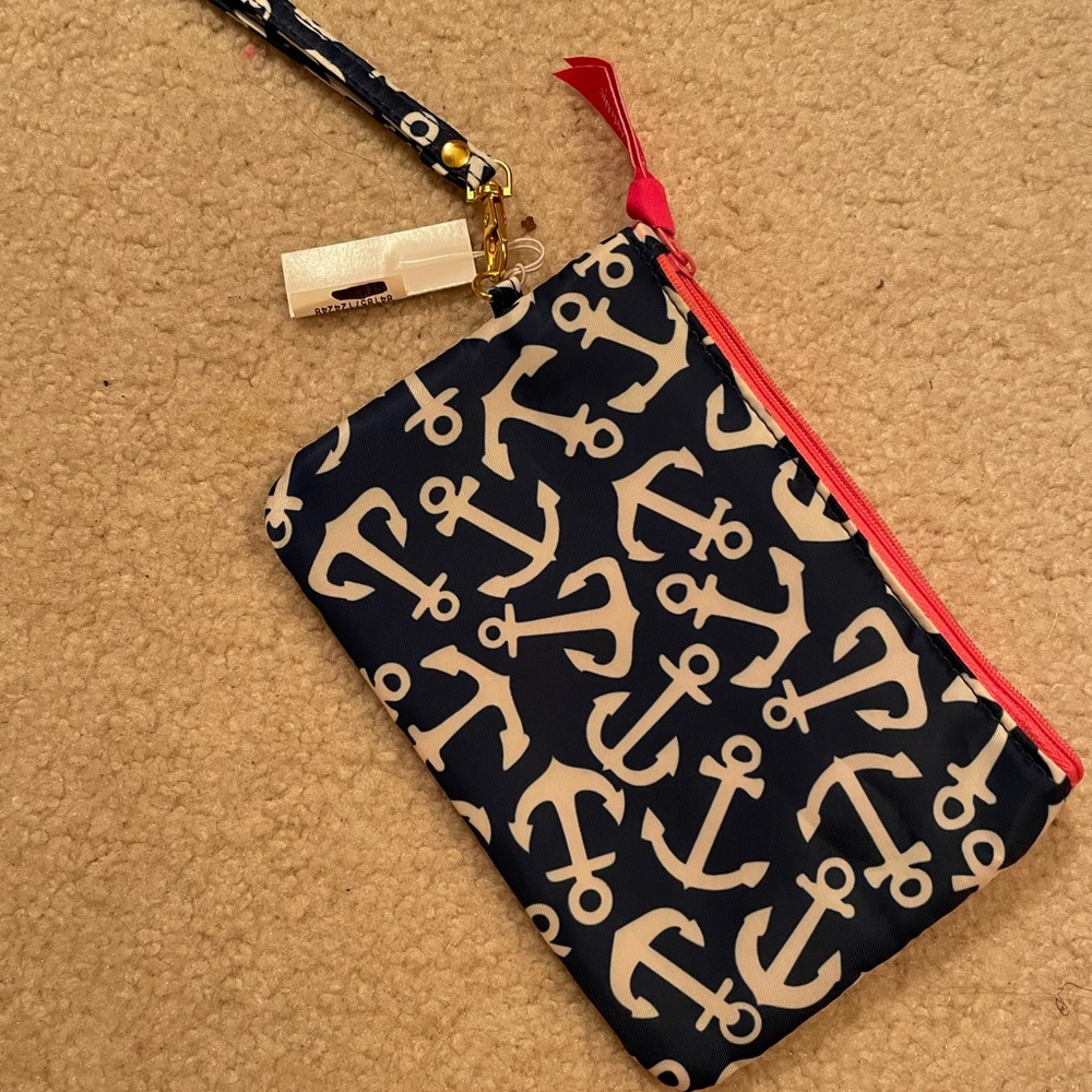 Blue anchor kids wallet